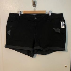 Old Navy 3” Mid Rise Distressed Shorts
